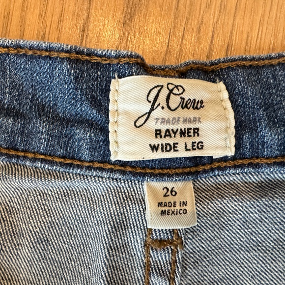 J. Crew Rayner Wide Leg jeans size 26 - Picture 5 of 8